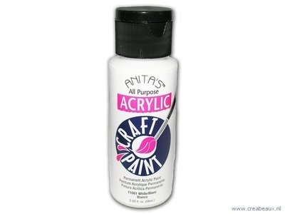 Anita’s acryl verf 60 ml, white (wit)