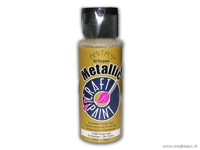 Anita’s acryl verf metallic 60 ml, classic gold (goud)