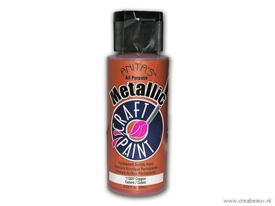 Anita’s acryl verf metallic 60 ml, copper (koper)