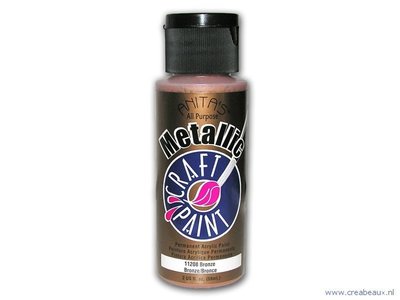 Anita’s acryl verf metallic 60 ml, bronze (brons)