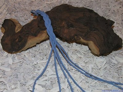 Veter imit. suede, 3mm, jeansblauw