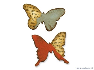 Sizzix SIZ657209, Movers & shapers, Mini butterflies