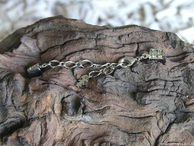 Verlengketting met klemmetje, 78mm, zilverkleur