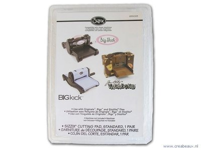 Sizzix SIZ655093, Accessory, Cutting Pad standard 1 pair