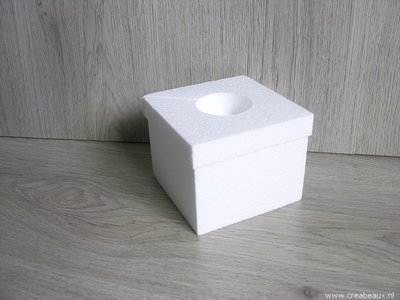 Waxinehouder, 12x12cm