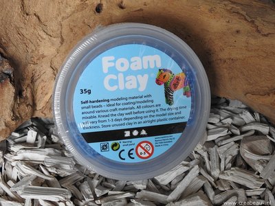 Foam Clay, 35gr, blauw