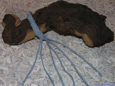 Veter imit. suede, 3mm, ijsblauw