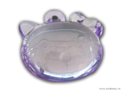 Hello Kitty kopje, 37mm, paars