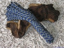 Paracord 550, 4mm, blauw/groen
