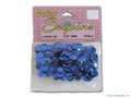 Pailletten rond, 8 mm. 200 st. blauw
