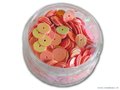 Pailletten rond, 6 mm. 500st. abrikoos