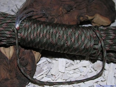 Paracord 550, 4mm, camouflagekleuren