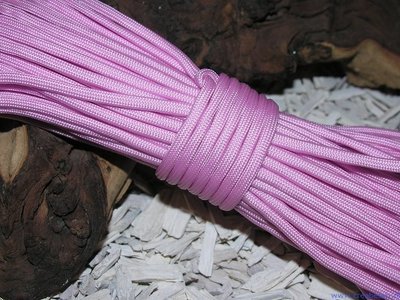 Paracord 550, 4mm, babyroze