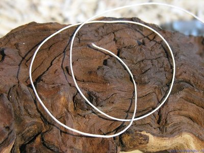 Waxkoord, 0,6mm, wit