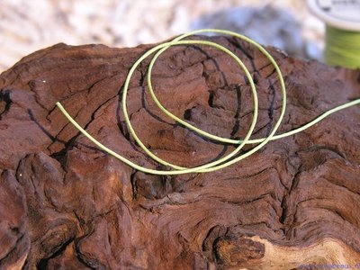 Waxkoord, 0,6mm, groen