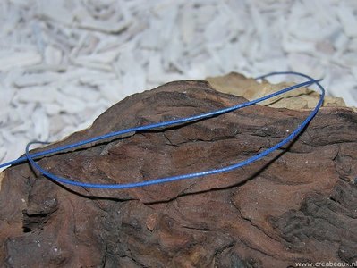 Waxkoord, 0,9mm, donkerblauw