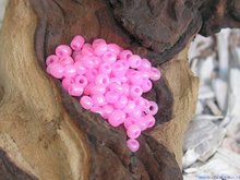 Rocailles 6/0, 4mm, neonroze