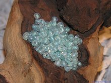 Rocailles 6/0, 4mm, licht azuurblauw