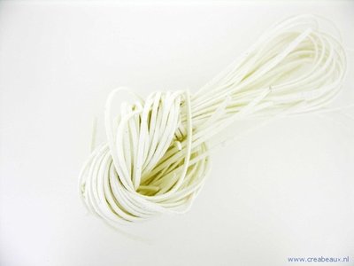 Veter imit. suede, 3mm, wit