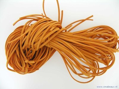 Veter imit. suede, 3mm, oranje