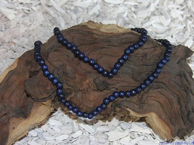 Kraal, 6mm, blauw