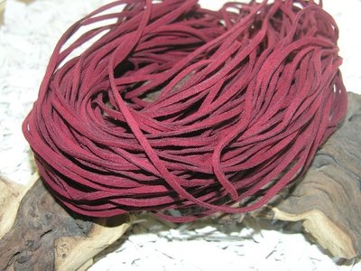 Veter imit. Suede, 3mm, bordeauxrood