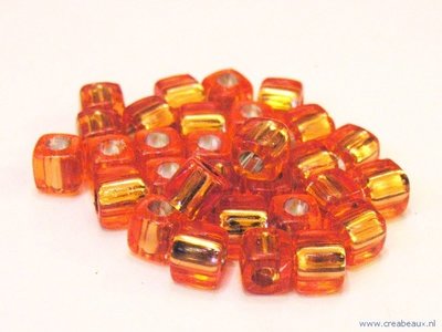 Kubus, 7mm, oranje