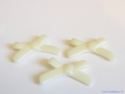 Strik, 33x21mm, crème