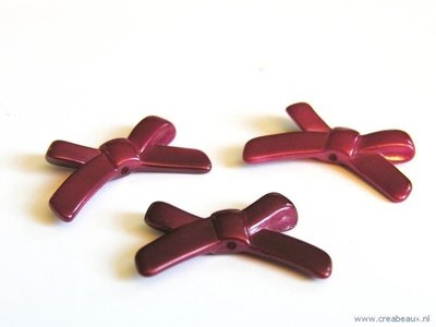Strik, 33x21mm, bordeauxrood