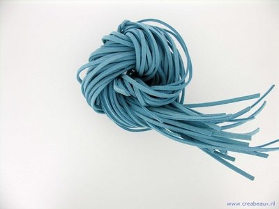 Veter imit. suede, 3mm, turquoise