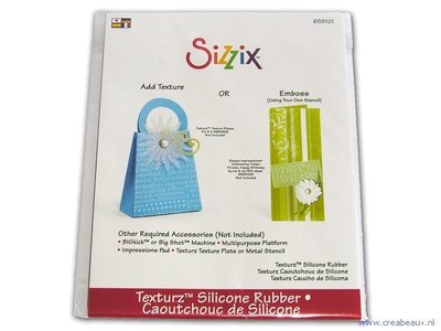 Sizzix SIZ655121, Accessory, Texturz silicone rubber