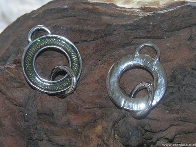 Tussenzetsel, 36x25mm, zwart
