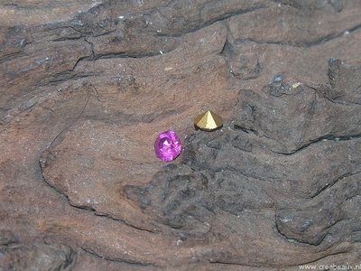 Similisteen kristal SS20, 4,8mm, fuchsia