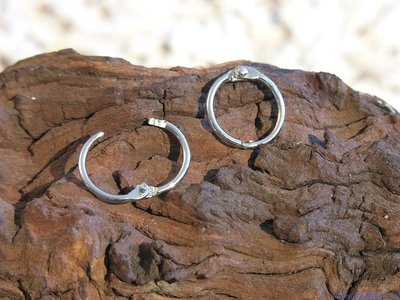 Sleutelhangerring, 20mm, zilverkleur