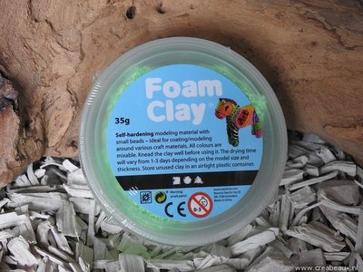 Foam Clay, 35gr, neon groen