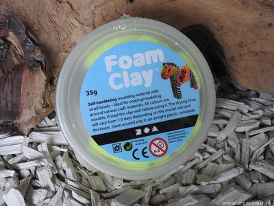 Foam Clay, 35gr, neon geel