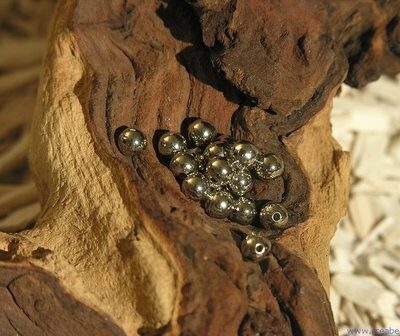 Kraal, 6mm, zilver