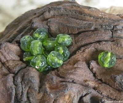 Blaadje, 10mm, mosgroen