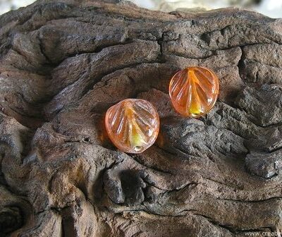Blaadje, 10mm, oranje