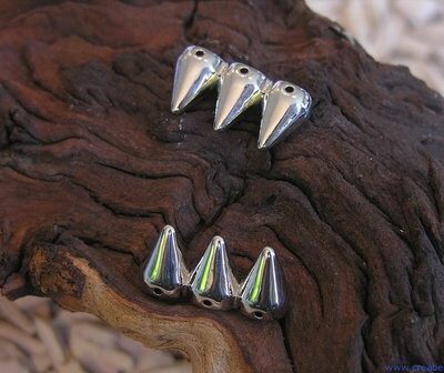 Studs, 15x28mm, nikkelkleur